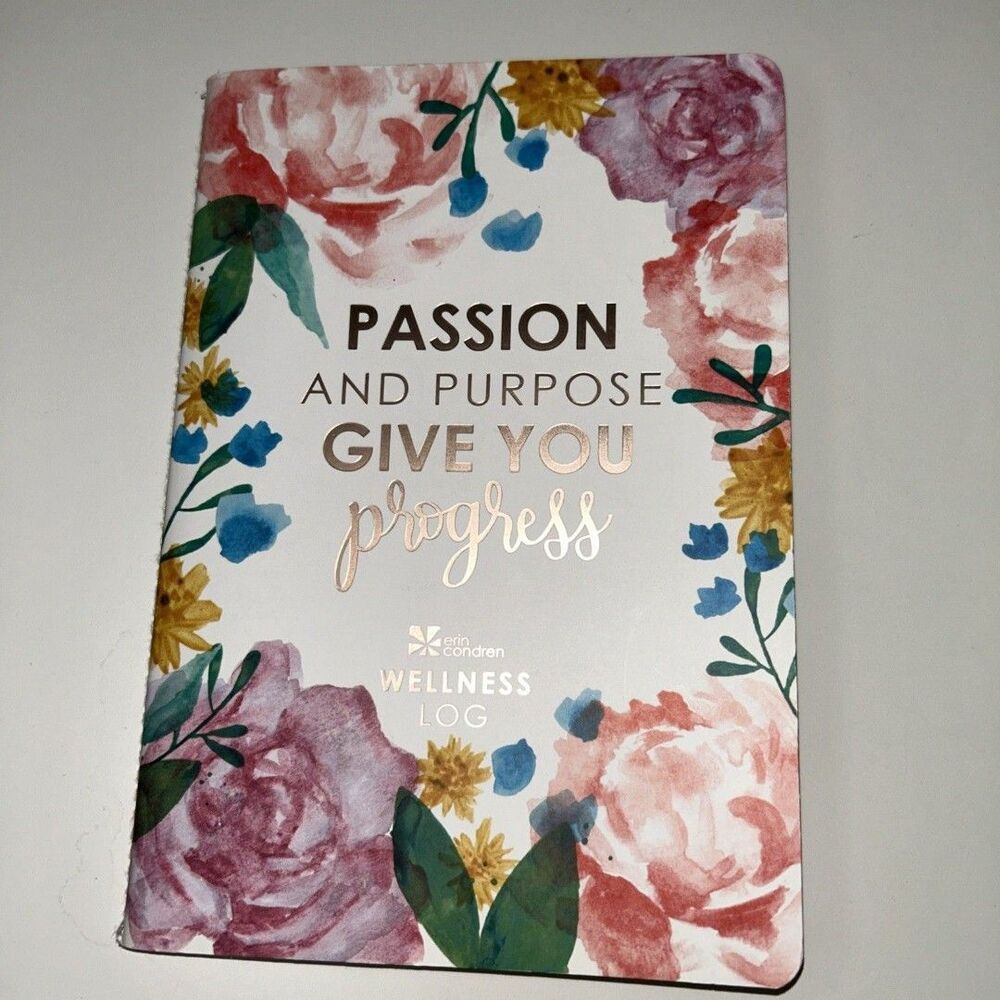 Erin Concern Petite Planner Wellness Log Missing Front Pages And Sticker Sheet